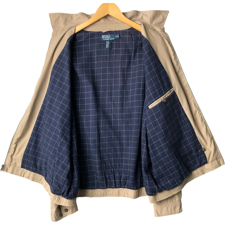 Ralph Lauren POLO by Ralph Lauren Swing Top Sports Jacket Men's XL polyester Beige type Vintage Second Hand