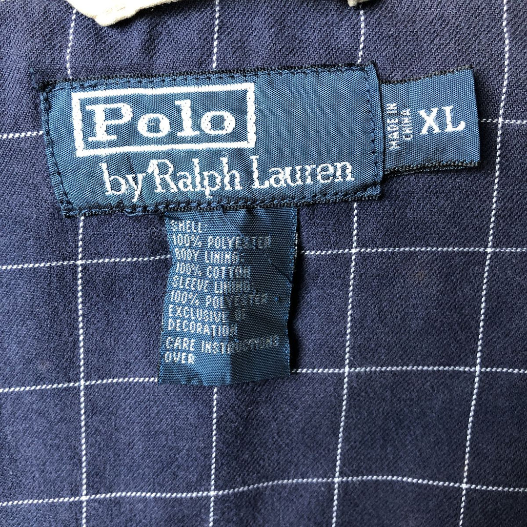 Ralph Lauren POLO by Ralph Lauren Swing Top Sports Jacket Men's XL polyester Beige type Vintage Second Hand