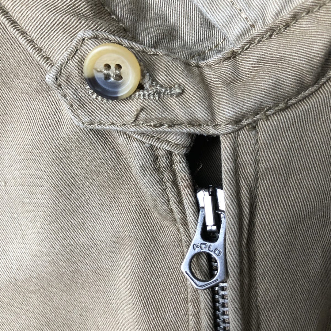 Ralph Lauren POLO by Ralph Lauren Swing Top Sports Jacket Men's L size cotton Khaki type beige Vintage Second Hand