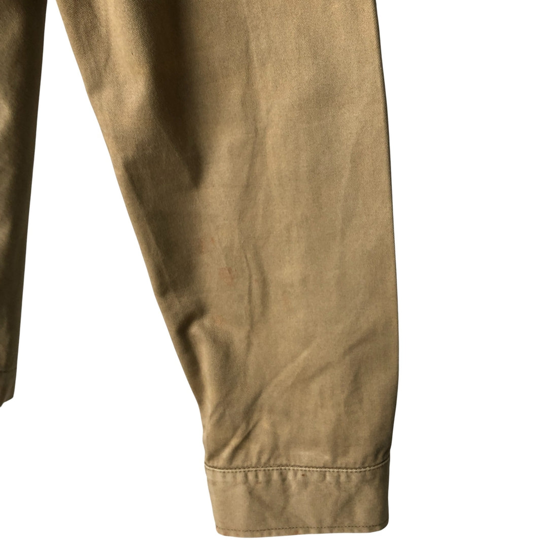 Ralph Lauren POLO by Ralph Lauren Swing Top Sports Jacket Men's L size cotton Khaki type beige Vintage Second Hand