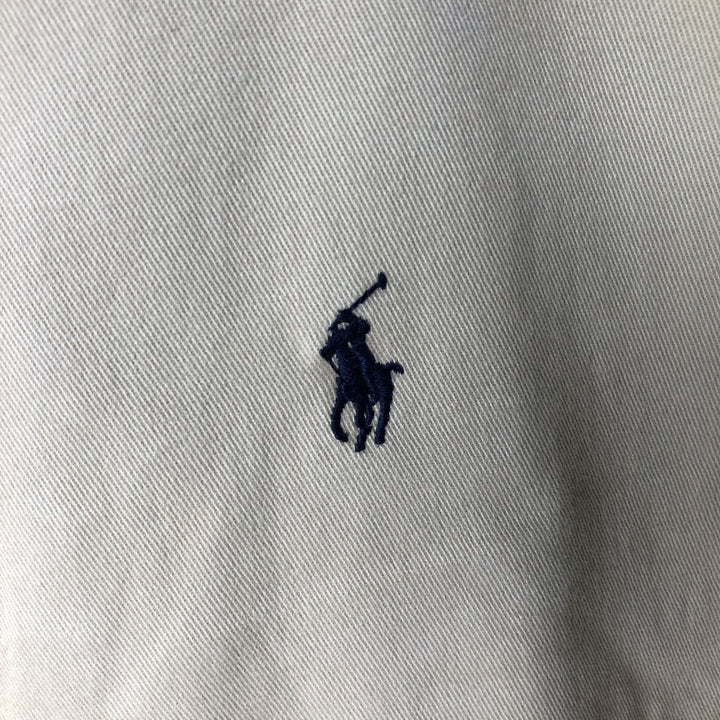 Ralph Lauren POLO by Ralph Lauren Swing Top Sports Jacket Men's L size cotton Beige type Vintage Second Hand