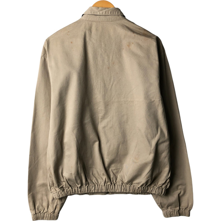 90'S Polo by Ralph Lauren swing top sports jacket, made in the USA, men's size M, vintage cotton Beige type Vintage Second Hand