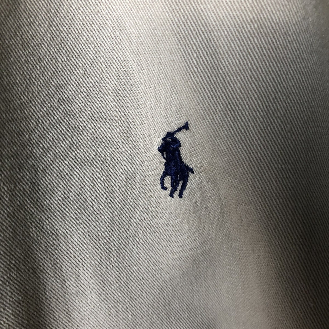 90'S Polo by Ralph Lauren swing top sports jacket, made in the USA, men's size M, vintage cotton Beige type Vintage Second Hand