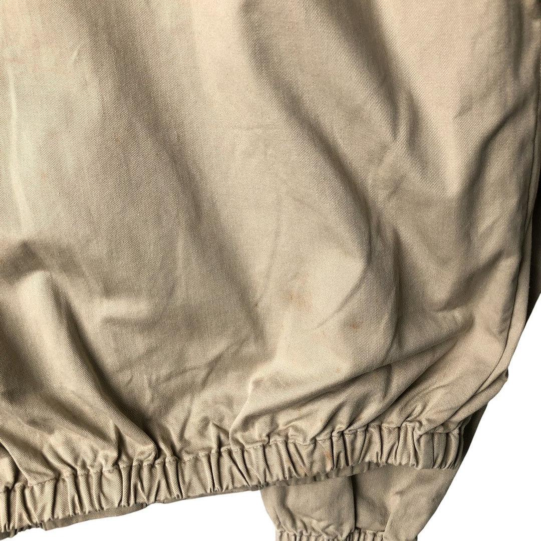 90'S Polo by Ralph Lauren swing top sports jacket, made in the USA, men's size M, vintage cotton Beige type Vintage Second Hand