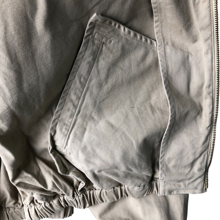 90'S Polo by Ralph Lauren swing top sports jacket, made in the USA, men's size M, vintage cotton Beige type Vintage Second Hand