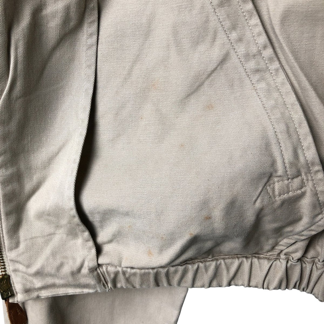 90'S Polo by Ralph Lauren swing top sports jacket, made in the USA, men's size M, vintage cotton Beige type Vintage Second Hand