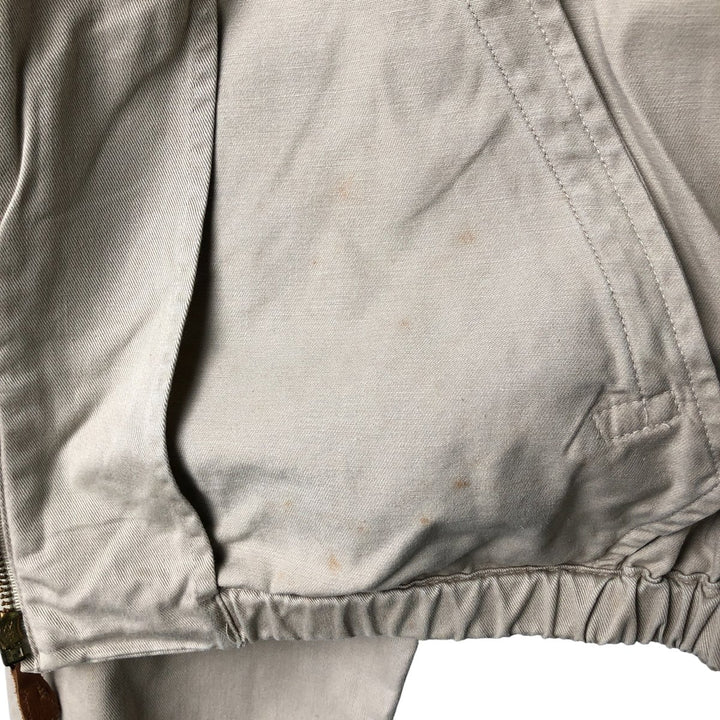 90'S Polo by Ralph Lauren swing top sports jacket, made in the USA, men's size M, vintage cotton Beige type Vintage Second Hand