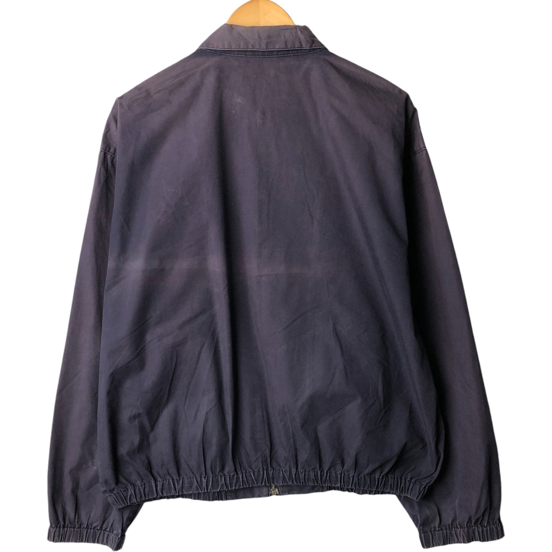 Ralph Lauren POLO by Ralph Lauren Swing Top Sports Jacket Men's L size cotton navy blue type Vintage Second Hand