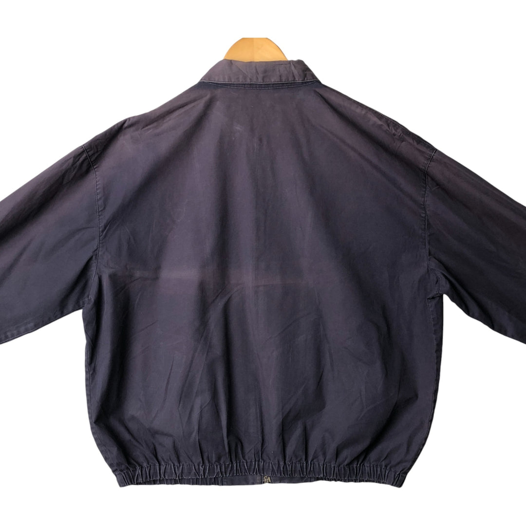 Ralph Lauren POLO by Ralph Lauren Swing Top Sports Jacket Men's L size cotton navy blue type Vintage Second Hand