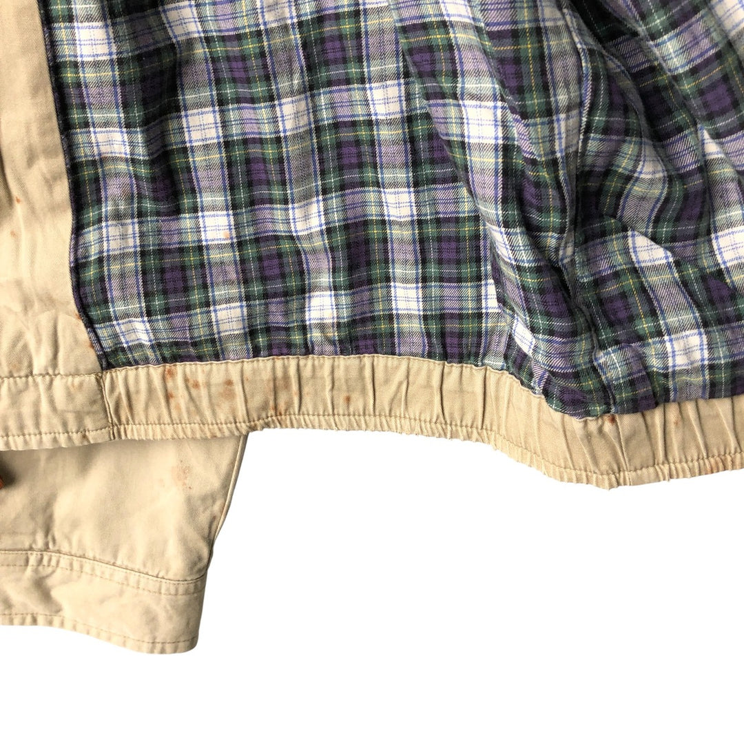 Ralph Lauren POLO by Ralph Lauren Swing Top Sports Jacket Men's XL cotton Beige type Vintage Second Hand
