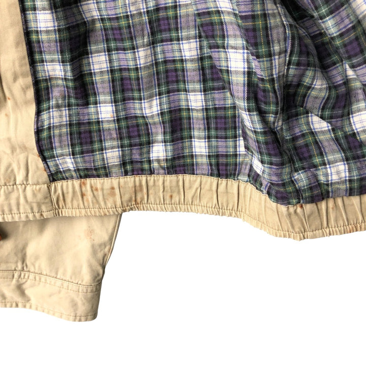 Ralph Lauren POLO by Ralph Lauren Swing Top Sports Jacket Men's XL cotton Beige type Vintage Second Hand