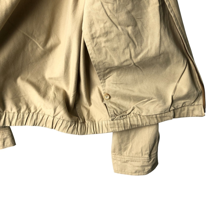 Ralph Lauren POLO by Ralph Lauren Swing Top Sports Jacket Men's L size cotton Beige type Vintage Second Hand
