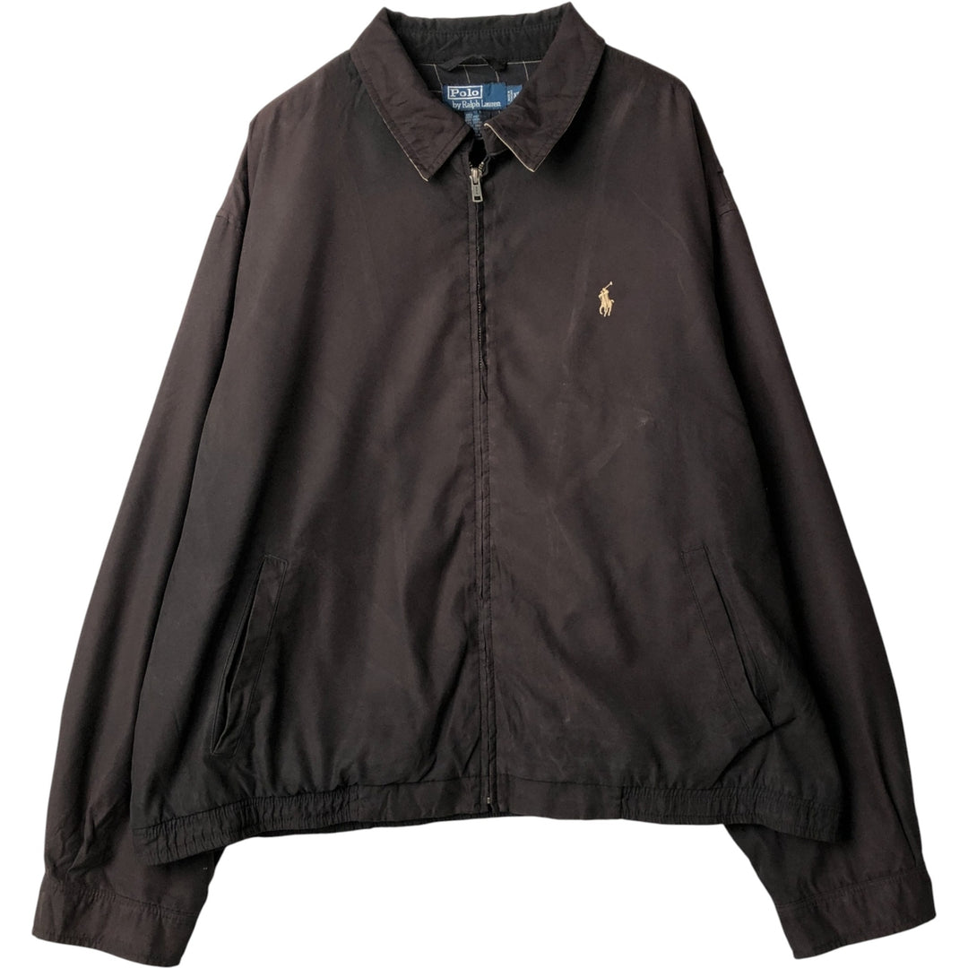 Ralph Lauren POLO by Ralph Lauren Swing Top Sports Jacket Men's XL polyester black type Vintage Second Hand