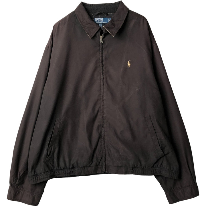 Ralph Lauren POLO by Ralph Lauren Swing Top Sports Jacket Men's XL polyester black type Vintage Second Hand
