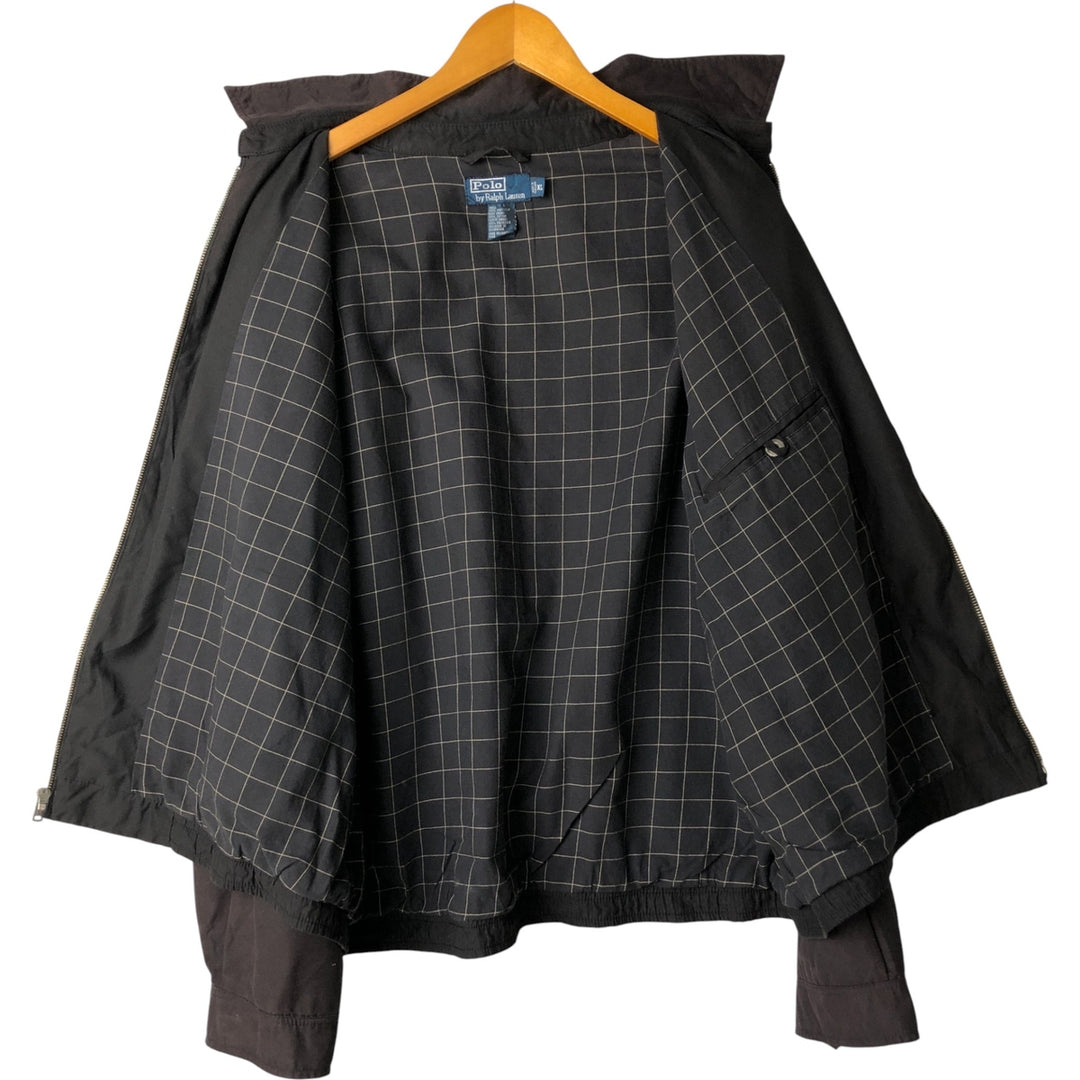 Ralph Lauren POLO by Ralph Lauren Swing Top Sports Jacket Men's XL polyester black type Vintage Second Hand