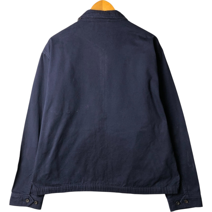 Ralph Lauren POLO by Ralph Lauren Swing Top Sports Jacket Men's L size cotton navy blue type Vintage Second Hand