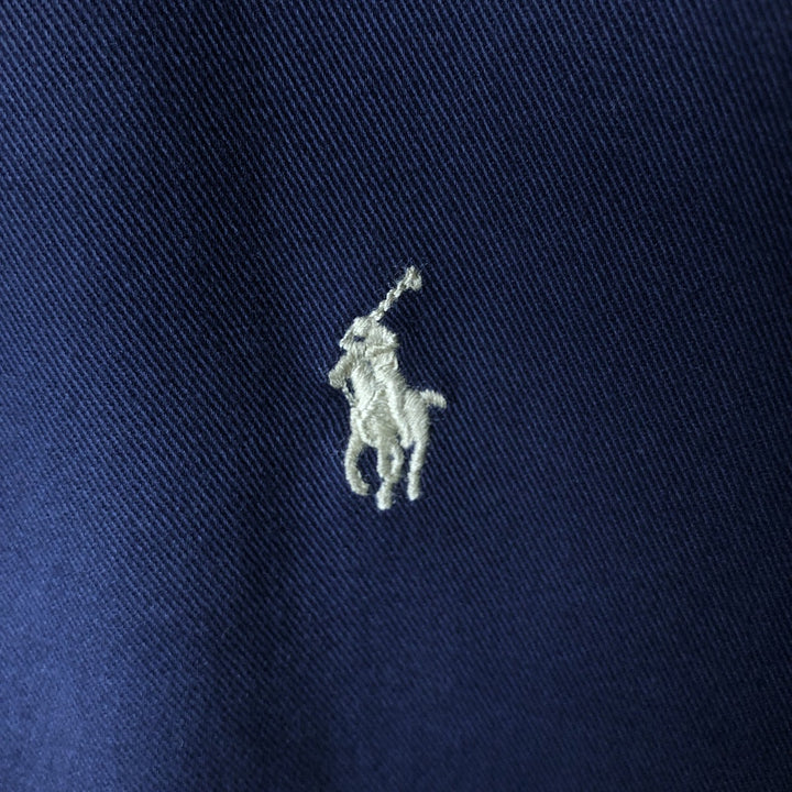 Ralph Lauren POLO by Ralph Lauren Swing Top Sports Jacket Men's L size cotton navy blue type Vintage Second Hand