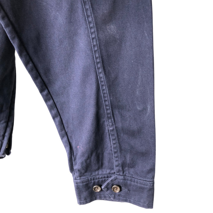 Ralph Lauren POLO by Ralph Lauren Swing Top Sports Jacket Men's L size cotton navy blue type Vintage Second Hand