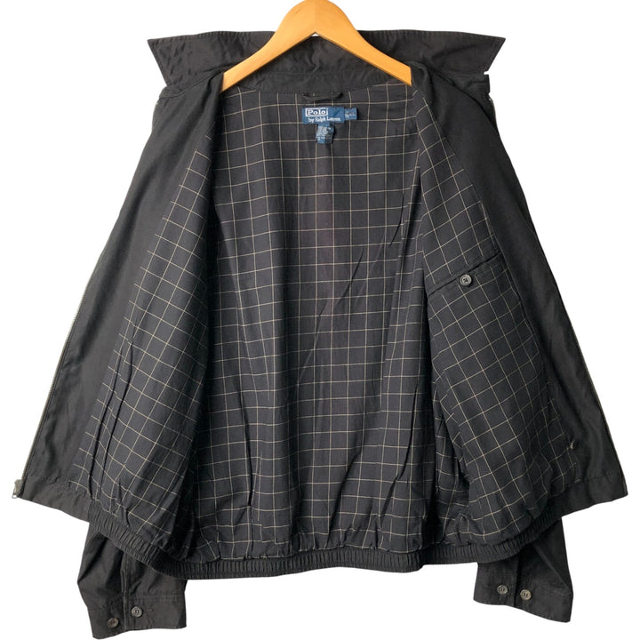 Ralph Lauren POLO by Ralph Lauren Swing Top Sports Jacket Men's XL polyester black type Vintage Second Hand