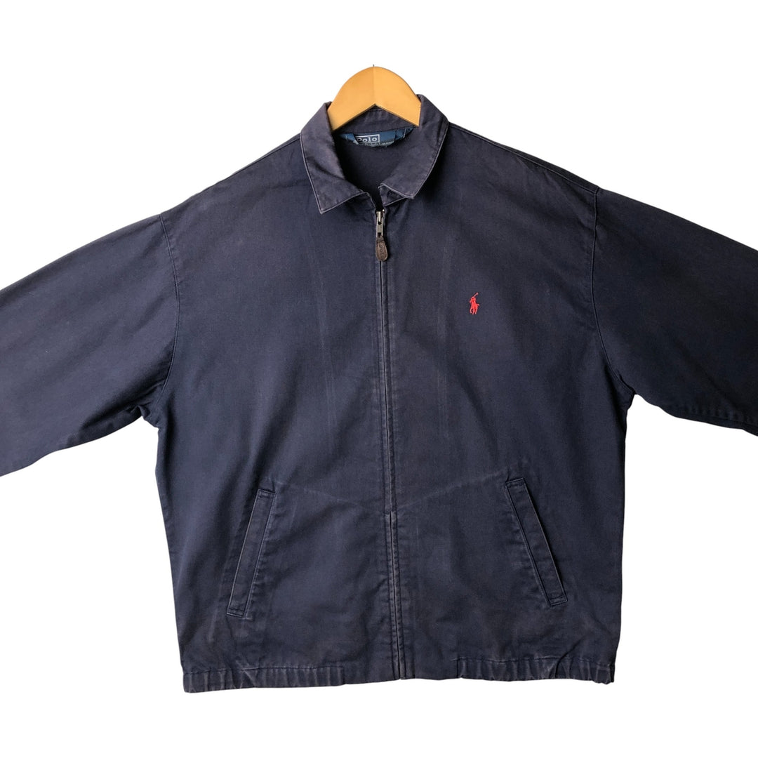 Ralph Lauren POLO by Ralph Lauren Swing Top Sports Jacket Men's M cotton navy blue type Vintage Second Hand