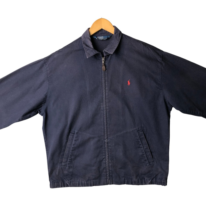 Ralph Lauren POLO by Ralph Lauren Swing Top Sports Jacket Men's M cotton navy blue type Vintage Second Hand
