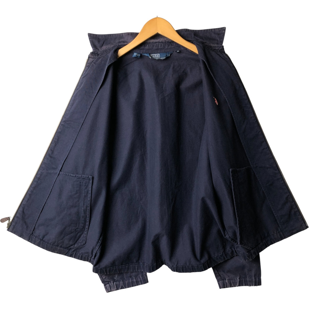 Ralph Lauren POLO by Ralph Lauren Swing Top Sports Jacket Men's M cotton navy blue type Vintage Second Hand