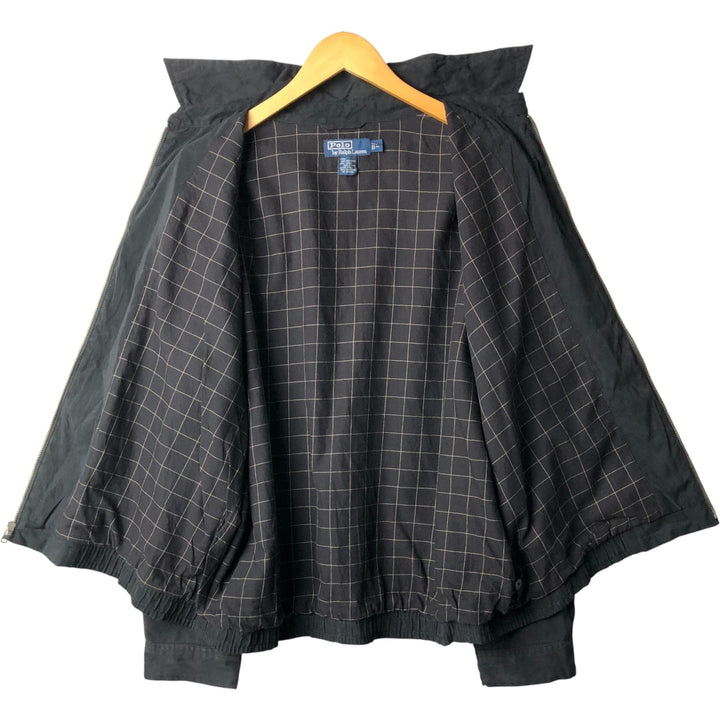 Ralph Lauren POLO by Ralph Lauren Swing Top Sports Jacket Men's L size polyester black type Vintage Second Hand