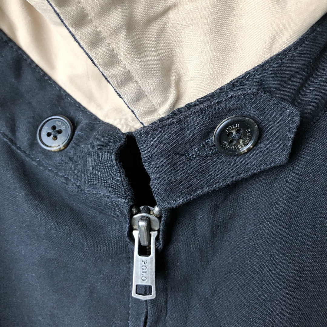 Ralph Lauren POLO by Ralph Lauren Swing Top Sports Jacket Men's L size polyester black type Vintage Second Hand