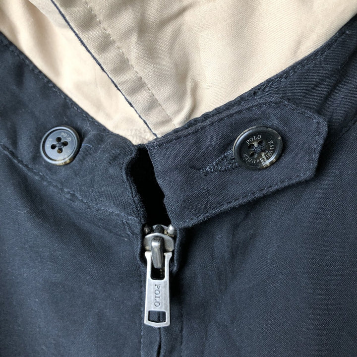 Ralph Lauren POLO by Ralph Lauren Swing Top Sports Jacket Men's L size polyester black type Vintage Second Hand