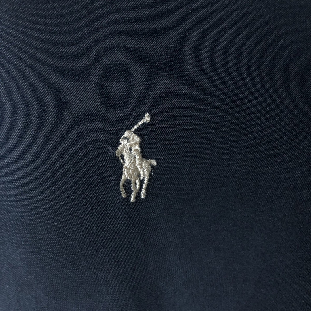 Ralph Lauren POLO by Ralph Lauren Swing Top Sports Jacket Men's L size polyester black type Vintage Second Hand