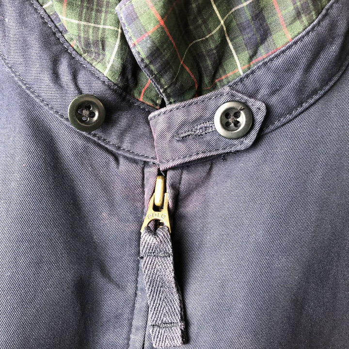 Ralph Lauren POLO by Ralph Lauren Swing Top Sports Jacket Men's L size cotton navy blue type Vintage Second Hand