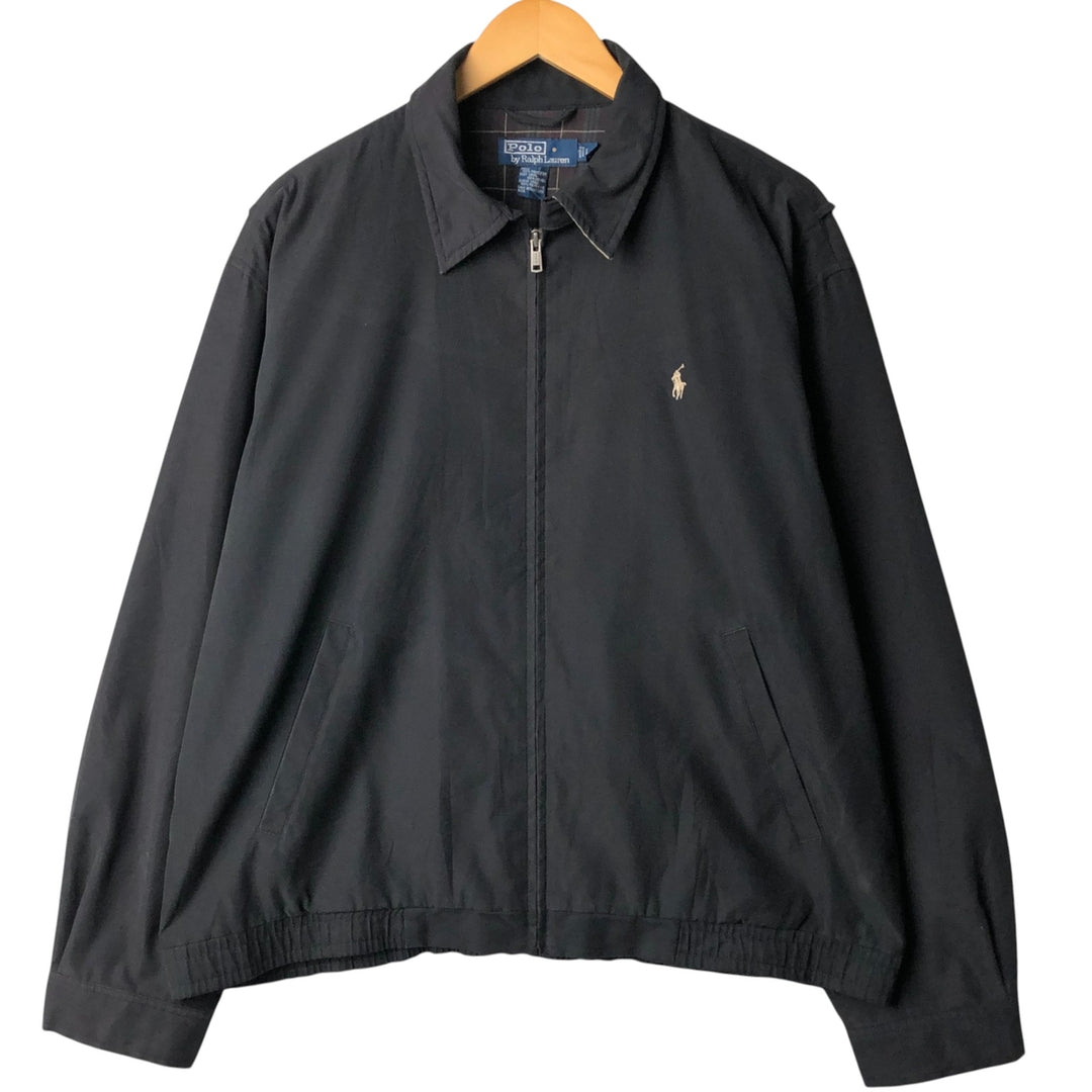 Ralph Lauren POLO by Ralph Lauren Swing Top Sports Jacket Men's L size polyester black type Vintage Second Hand