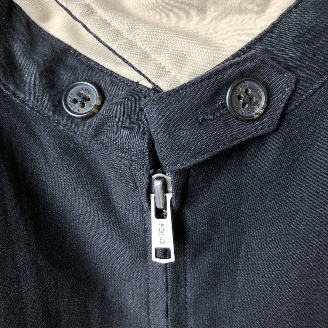 Ralph Lauren POLO by Ralph Lauren Swing Top Sports Jacket Men's L size polyester black type Vintage Second Hand