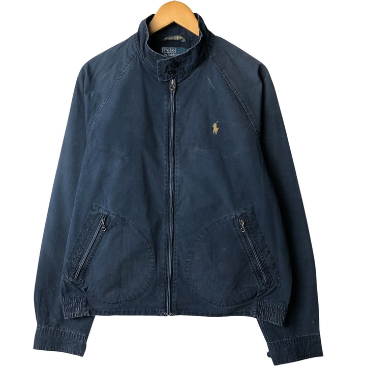 Ralph Lauren POLO by Ralph Lauren Harrington Jacket, Swing Top, Men's Size M cotton navy blue type Vintage Second Hand