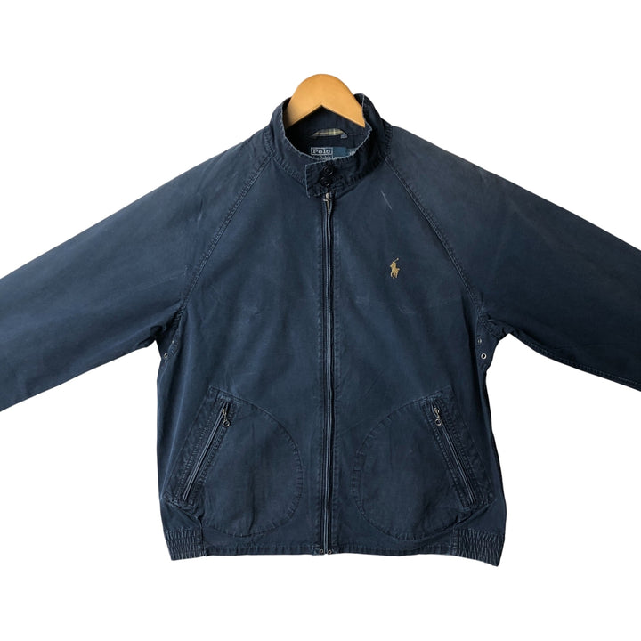 Ralph Lauren POLO by Ralph Lauren Harrington Jacket, Swing Top, Men's Size M cotton navy blue type Vintage Second Hand