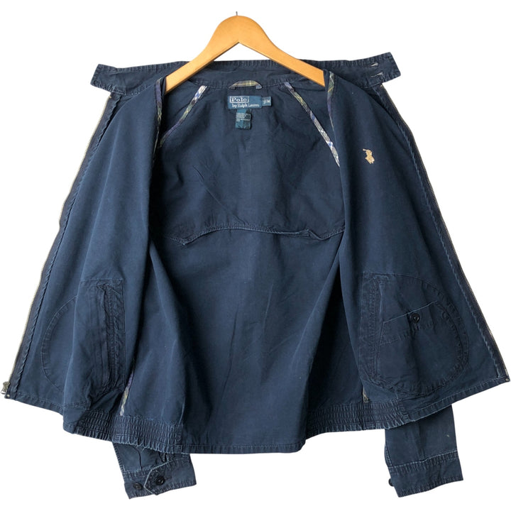 Ralph Lauren POLO by Ralph Lauren Harrington Jacket, Swing Top, Men's Size M cotton navy blue type Vintage Second Hand