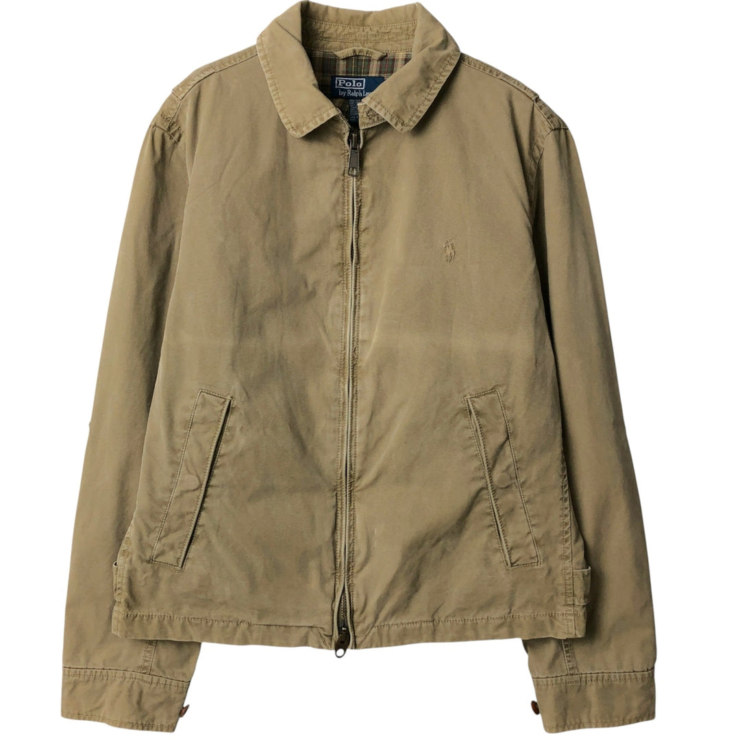 Ralph Lauren POLO by Ralph Lauren Swing Top Sports Jacket Men's M cotton Khaki type Vintage Second Hand