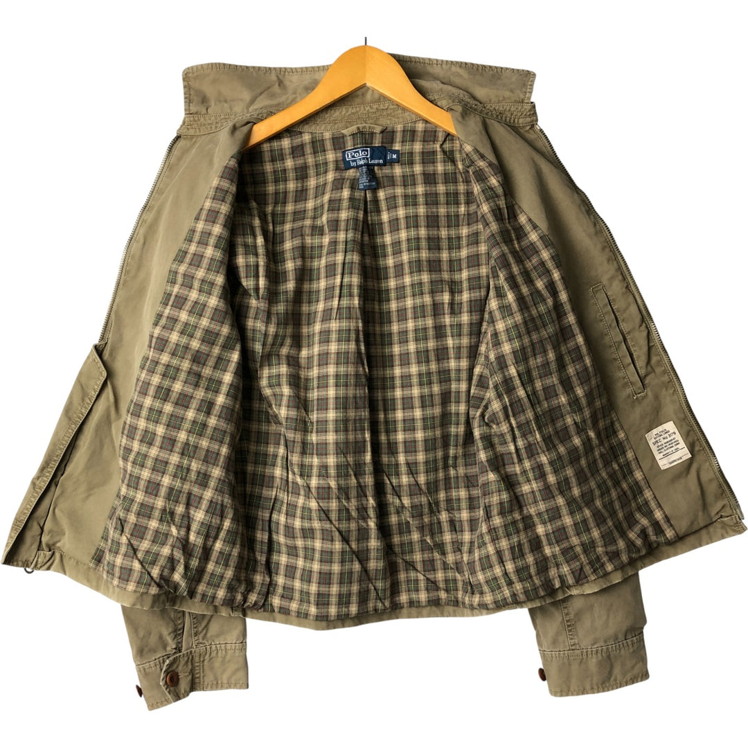 Ralph Lauren POLO by Ralph Lauren Swing Top Sports Jacket Men's M cotton Khaki type Vintage Second Hand