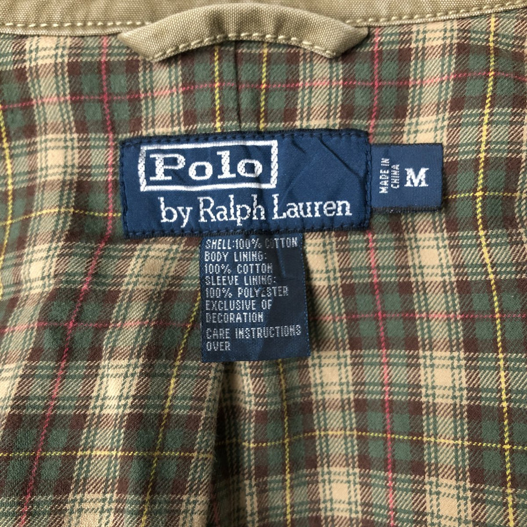 Ralph Lauren POLO by Ralph Lauren Swing Top Sports Jacket Men's M cotton Khaki type Vintage Second Hand