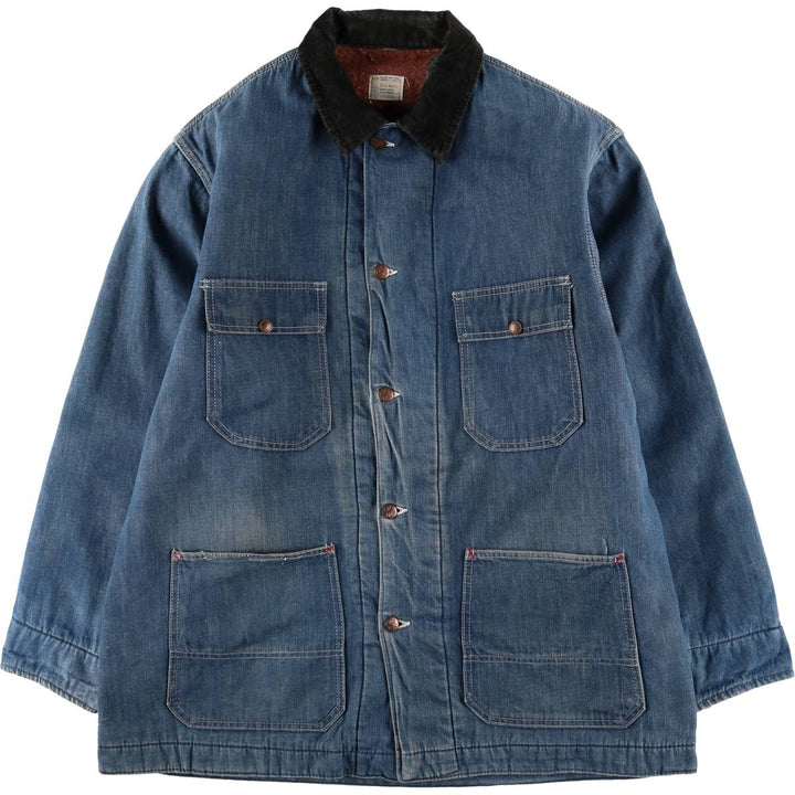 70'S JCPenney BIG MAC denim coveralls, men's XL size, vintage cotton blue type Vintage Second Hand