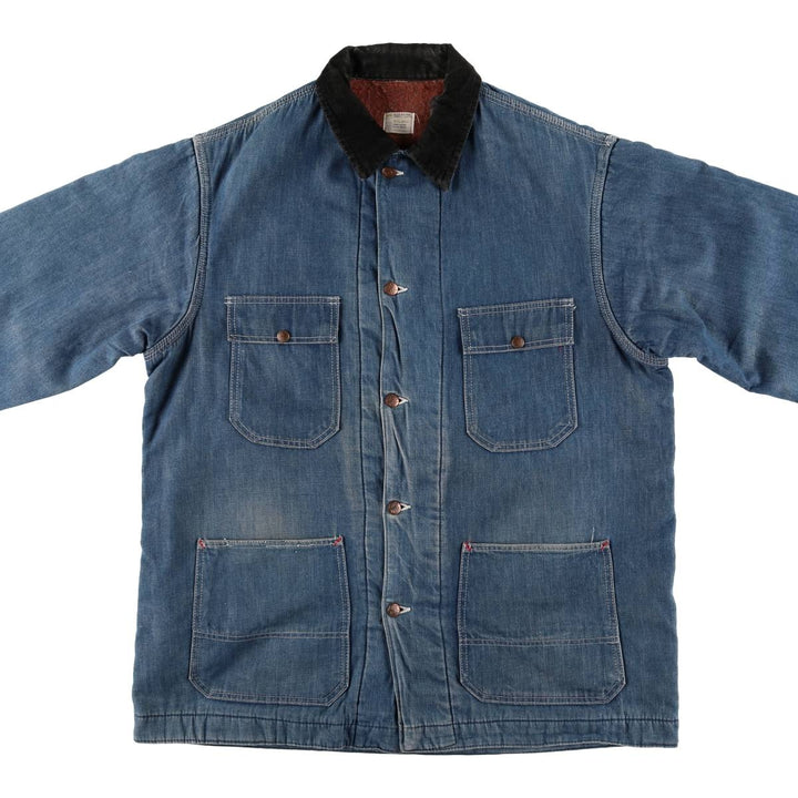 70'S JCPenney BIG MAC denim coveralls, men's XL size, vintage cotton blue type Vintage Second Hand