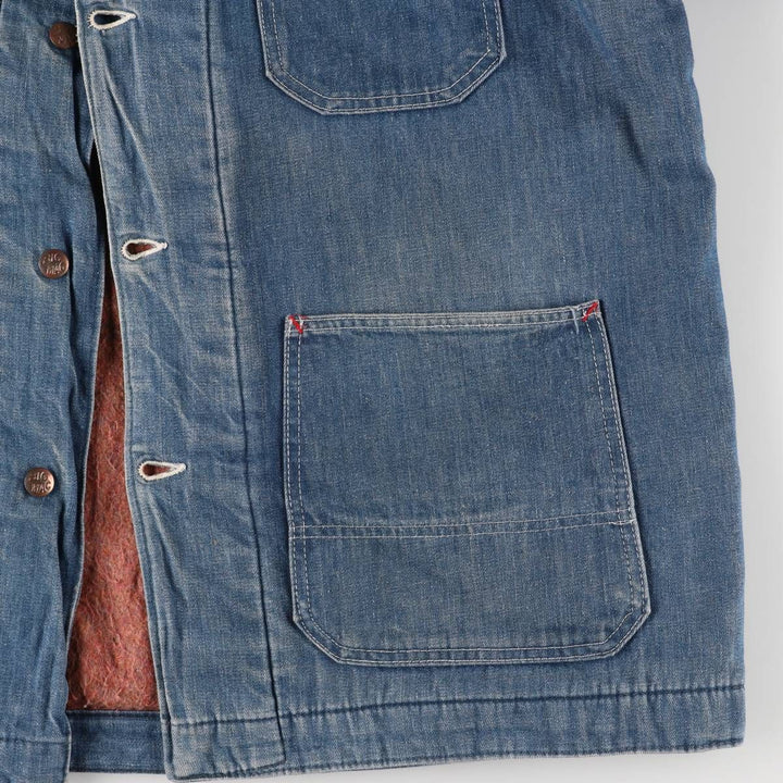 70'S JCPenney BIG MAC denim coveralls, men's XL size, vintage cotton blue type Vintage Second Hand