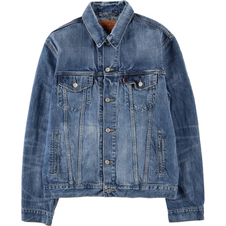 Levi's denim jacket, denim jacket, men's size L cotton blue type Vintage Second Hand