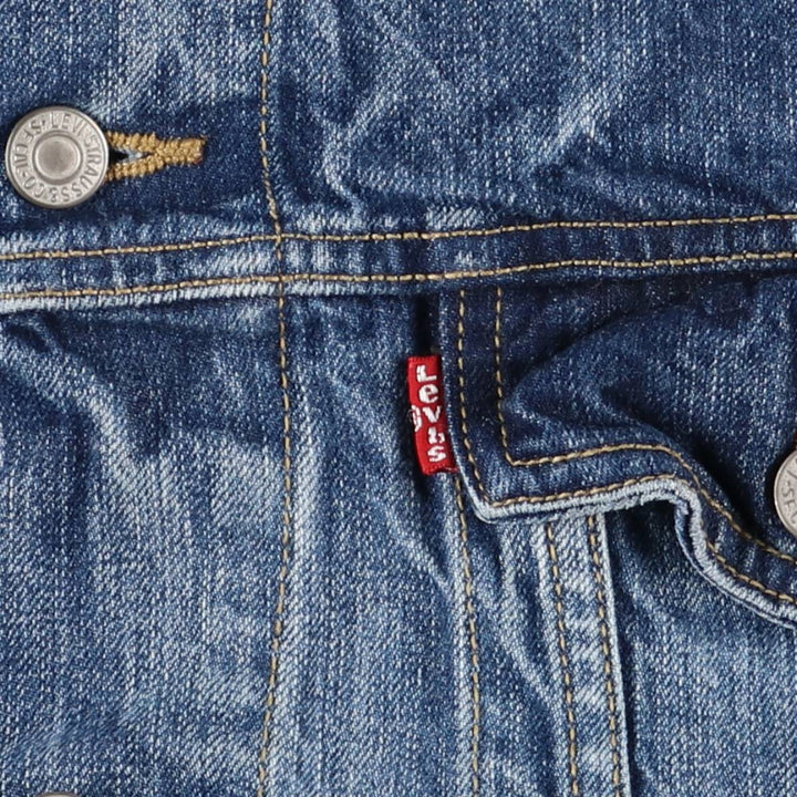 Levi's denim jacket, denim jacket, men's size L cotton blue type Vintage Second Hand