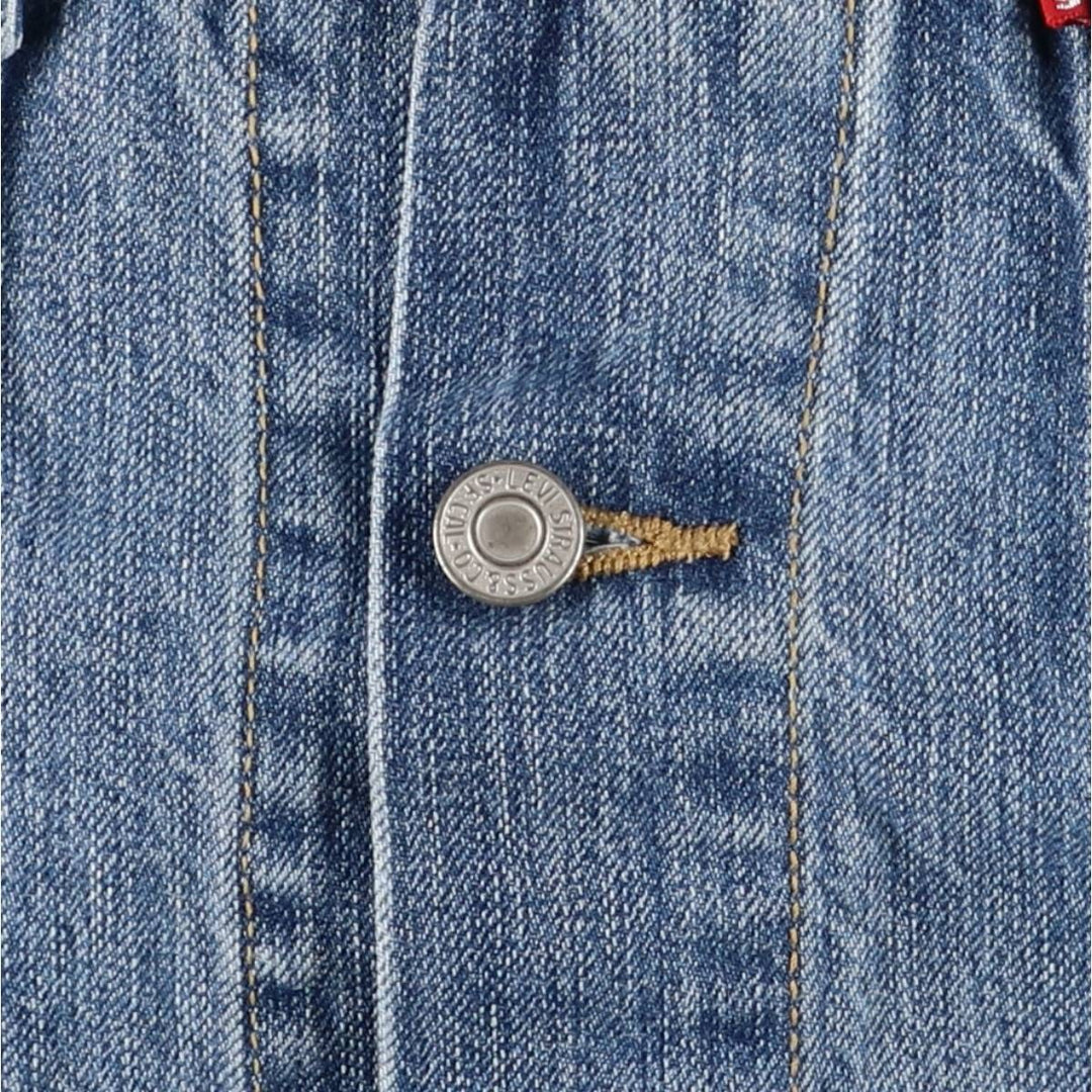 Levi's denim jacket, denim jacket, men's size L cotton blue type Vintage Second Hand