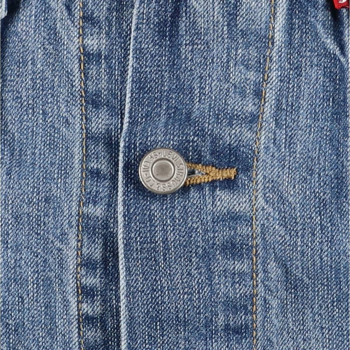 Levi's denim jacket, denim jacket, men's size L cotton blue type Vintage Second Hand