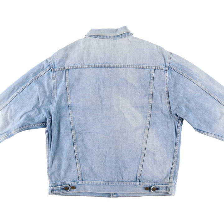 Vintage 1980'S Wrangler denim jacket with "Raging Horse" tag, made in the USA, men's size XL cotton blue type Vintage Second Hand