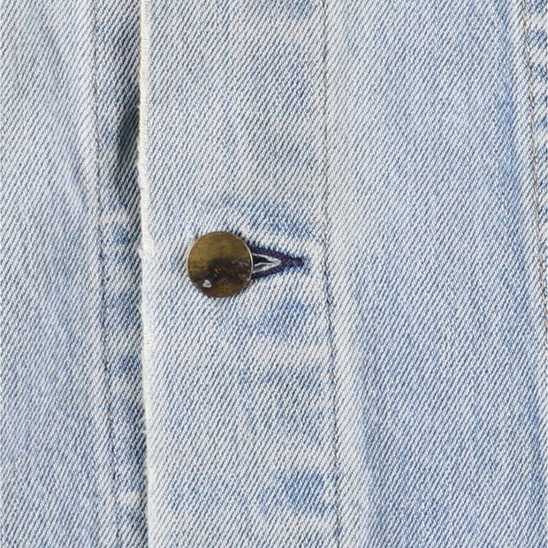 Vintage 1980'S Wrangler denim jacket with "Raging Horse" tag, made in the USA, men's size XL cotton blue type Vintage Second Hand