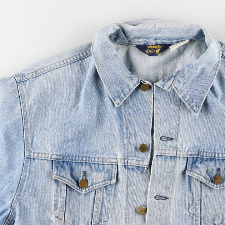 Vintage 1980'S Wrangler denim jacket with "Raging Horse" tag, made in the USA, men's size XL cotton blue type Vintage Second Hand