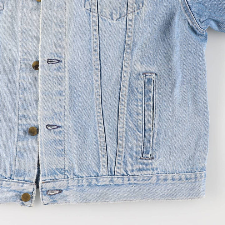 Vintage 1980'S Wrangler denim jacket with "Raging Horse" tag, made in the USA, men's size XL cotton blue type Vintage Second Hand